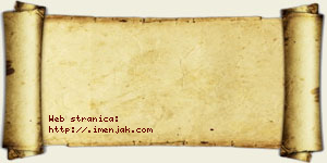 Una Švaljek vizit kartica